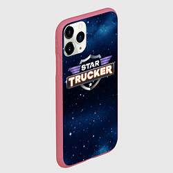Чехол iPhone 11 Pro матовый Logo Star Trucker, цвет: 3D-малиновый — фото 2