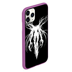 Чехол iPhone 11 Pro матовый Dark gothic angel, цвет: 3D-фиолетовый — фото 2