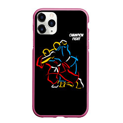 Чехол iPhone 11 Pro матовый Champion fight