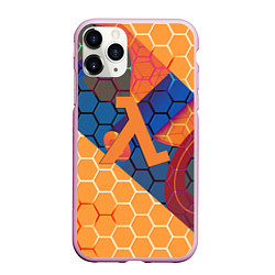 Чехол iPhone 11 Pro матовый Half life hexagon steel