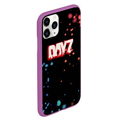 Чехол iPhone 11 Pro матовый Dayz краски боке, цвет: 3D-фиолетовый — фото 2