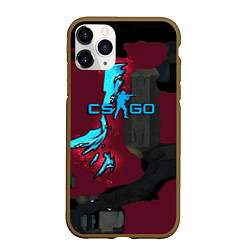 Чехол iPhone 11 Pro матовый Counter strike glock