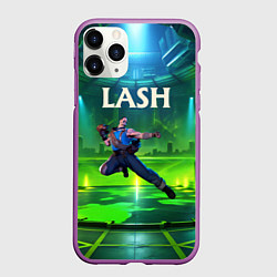 Чехол iPhone 11 Pro матовый Lash Deadlock, цвет: 3D-фиолетовый