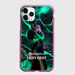 Чехол iPhone 11 Pro матовый Lady Geist Deadlock, цвет: 3D-малиновый