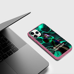 Чехол iPhone 11 Pro матовый Lady Geist Deadlock, цвет: 3D-малиновый — фото 2