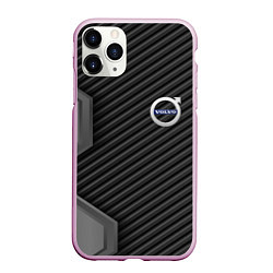 Чехол iPhone 11 Pro матовый Volvo carbon car