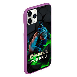 Чехол iPhone 11 Pro матовый Mo & Krill Deadlock, цвет: 3D-фиолетовый — фото 2