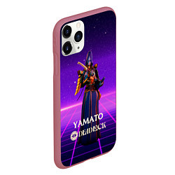 Чехол iPhone 11 Pro матовый Yamato Deadlock, цвет: 3D-малиновый — фото 2