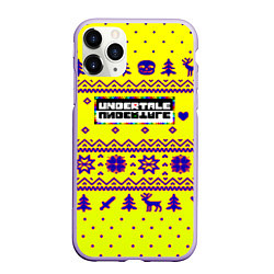 Чехол iPhone 11 Pro матовый Undertale winter