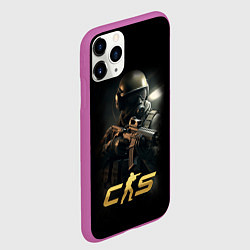 Чехол iPhone 11 Pro матовый CS counter terrorist, цвет: 3D-фиолетовый — фото 2
