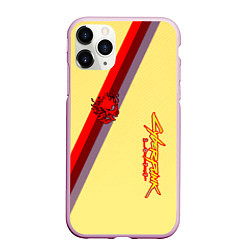 Чехол iPhone 11 Pro матовый Samurai geometry steel