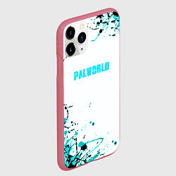 Чехол iPhone 11 Pro матовый Palworld краски, цвет: 3D-малиновый — фото 2