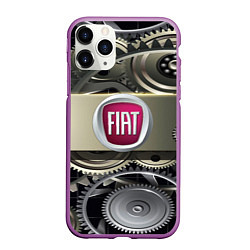 Чехол iPhone 11 Pro матовый FIAT logo motors