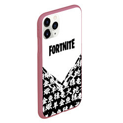 Чехол iPhone 11 Pro матовый Fortnite japan game, цвет: 3D-малиновый — фото 2