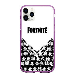 Чехол iPhone 11 Pro матовый Fortnite japan game