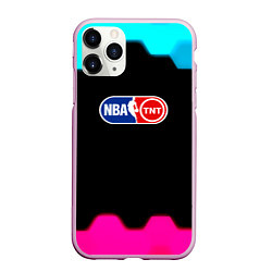 Чехол iPhone 11 Pro матовый NBA текстура соты