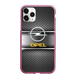 Чехол iPhone 11 Pro матовый Opel carbon metal steel