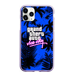 Чехол iPhone 11 Pro матовый Vice cuty gta tropic steel