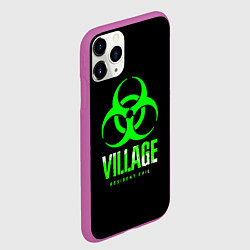 Чехол iPhone 11 Pro матовый Resident Evil8 toxic, цвет: 3D-фиолетовый — фото 2