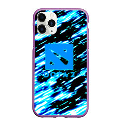 Чехол iPhone 11 Pro матовый DOTA холодные краски, цвет: 3D-фиолетовый