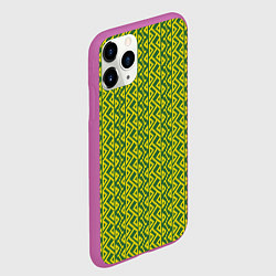 Чехол iPhone 11 Pro матовый Тесьма, цвет: 3D-фиолетовый — фото 2