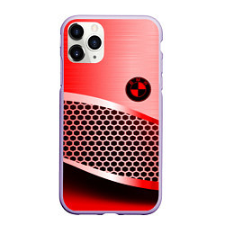 Чехол iPhone 11 Pro матовый BMW carbon texture