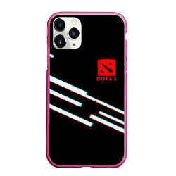 Чехол iPhone 11 Pro матовый DOTA2 lines