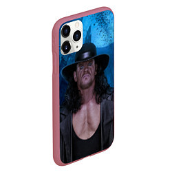 Чехол iPhone 11 Pro матовый Undertaker, цвет: 3D-малиновый — фото 2