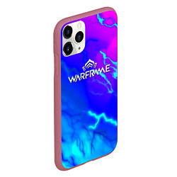 Чехол iPhone 11 Pro матовый Warframe neon storm, цвет: 3D-малиновый — фото 2