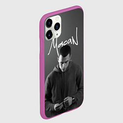 Чехол iPhone 11 Pro матовый Певец Макан, цвет: 3D-фиолетовый — фото 2