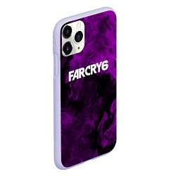 Чехол iPhone 11 Pro матовый Farcry neon fire, цвет: 3D-светло-сиреневый — фото 2