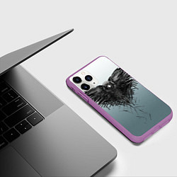 Чехол iPhone 11 Pro матовый Игра Престолов 4 сезон, цвет: 3D-фиолетовый — фото 2