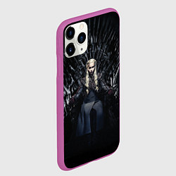 Чехол iPhone 11 Pro матовый Дейнерис Таргариен игра престолов, цвет: 3D-фиолетовый — фото 2