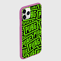 Чехол iPhone 11 Pro матовый PUBG pattern game, цвет: 3D-фиолетовый — фото 2
