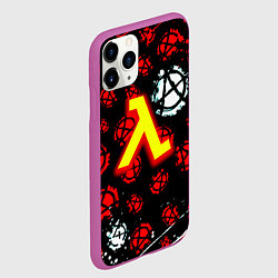 Чехол iPhone 11 Pro матовый Half life anarhy, цвет: 3D-фиолетовый — фото 2