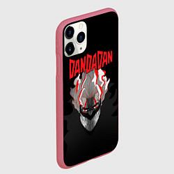 Чехол iPhone 11 Pro матовый Дандадан - Кэн, цвет: 3D-малиновый — фото 2