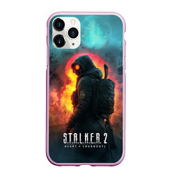 Чехол iPhone 11 Pro матовый Stalker 2 радиоактивный дым