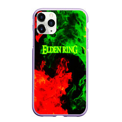 Чехол iPhone 11 Pro матовый Elden ring в огне рпг