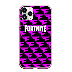 Чехол iPhone 11 Pro матовый Fortnite faze clan, цвет: 3D-розовый