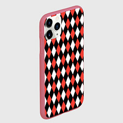 Чехол iPhone 11 Pro матовый Баварский мотив, цвет: 3D-малиновый — фото 2