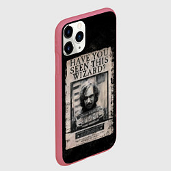 Чехол iPhone 11 Pro матовый Сириус Блэк, цвет: 3D-малиновый — фото 2