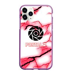 Чехол iPhone 11 Pro матовый Portal storm, цвет: 3D-фиолетовый