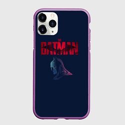 Чехол iPhone 11 Pro матовый Бэтмен DC, цвет: 3D-фиолетовый