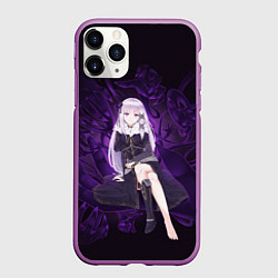 Чехол iPhone 11 Pro матовый Сателла Re:Zero, цвет: 3D-фиолетовый