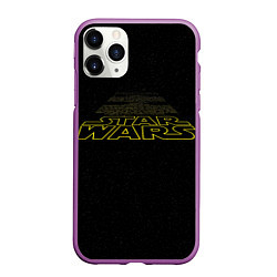 Чехол iPhone 11 Pro матовый Star Wars - вступительные титры