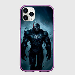 Чехол iPhone 11 Pro матовый Venom in fog, цвет: 3D-фиолетовый