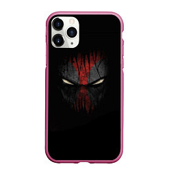 Чехол iPhone 11 Pro матовый Darkness Deadpool