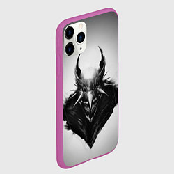 Чехол iPhone 11 Pro матовый Batman who laughs, цвет: 3D-фиолетовый — фото 2