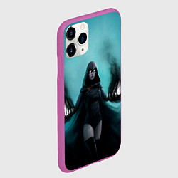 Чехол iPhone 11 Pro матовый Raven young justice, цвет: 3D-фиолетовый — фото 2