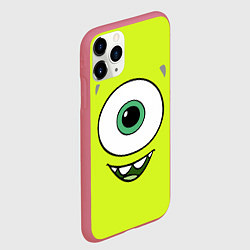 Чехол iPhone 11 Pro матовый Майк Вазовски, цвет: 3D-малиновый — фото 2